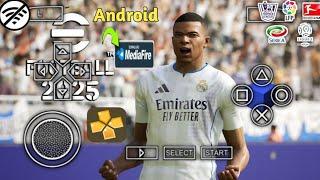 eFOOTBALL PES 2025 PPSSPP Emulator On ANDROID & iOS - BEST GRAPHICS 4K NEW UPDATE Offline