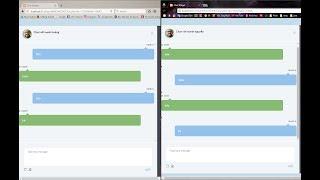 web chat real time with php, mysql, Ajax part 1