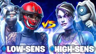 I Hosted a HIGH SENS vs LOW SENS PLAYERS 2v2 Tournament for $100...