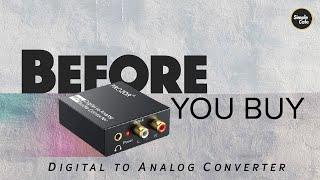 Before you buy a Digital to Analog Converter (DAC)