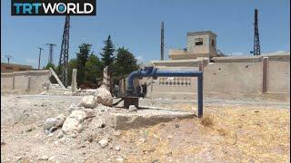 The War in Syria: Idlib bombing leaves 120,000 without water