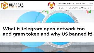 What is telegram open network ton and gram token and why US banned it!