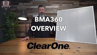 ClearOne BMA360 Beamforming Microphone Array Ceiling Tile Overview