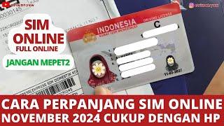 CARA PERPANJANG SIM A SIM C 2024 ONLINE CARA PERPANJANG SIM ONLINE NOVEMBER 2024 | DIGITAL KORLANTAS