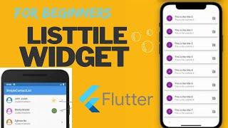 ListTile widget in flutter || listtile flutter || Future Coding