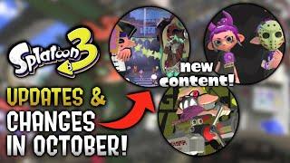 All Updates & Changes in October 2024 - Splatoon 3