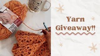 ( closed ) Yarn Destash giveaway announcement!!