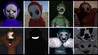 Slendytubbies 3 - All Monsters, Maps and screams
