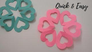 Paper Heart Design | DIY | Paper Craft | 3D Heart | Paper Cutting