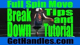 How to Spin Move Tutorial | Basketball Tips, Footwork & Slow Motion