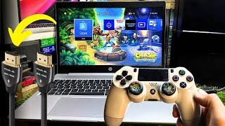 How to Connect PS4 To Laptop With HDMI Cable 2024