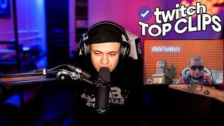 МАНУРИН смотрит "Топ клипы с Twitch | РЭПЕР БУСТЕРЕНКО,Злой и Морфи ПРОХОДЯТ МАЙНКРАФТ"