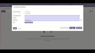 Import Multiple Journal Entries Odoo