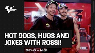 Jokes, hugs and hot dogs with "The Doctor"   | 2023 #SpanishGP UNSEEN