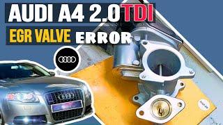 Audi A4 2.0 TDI EGR valve replacement