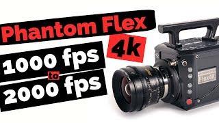 Phantom Flex 4k Camera 1000-2000 fps Slow Motion Test: Best High Speed Camera