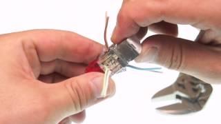 Cut the Limits - How to Wire the shielded R&M Cat. 6A Jack in 3 Minutes