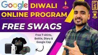 Google Cloud Diwali Program For Students | Learn to Earn Challenge | Free Google Swags & T-shirts