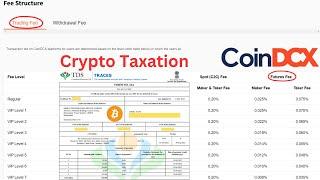 CoinDCX Exchange Futures Trading Fees & Taxation Explained | Maker Fees VS Taker Fees ?