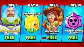 I gemmed EVERY Brawliday offer for 14 Days on a new account... it was INSANE! 