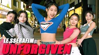 [KPOP IN PUBLIC ONE TAKE] LE SSERAFIM (르세라핌) 'UNFORGIVEN’ FULL DANCE COVERㅣ@동성로ㅣPREMIUM DANCE