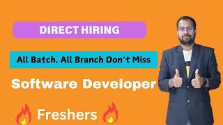 DIRECT HIRING | All Batch and Branch Don't Miss | Freshers Apply Now