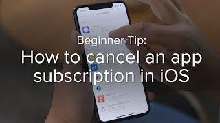 How to cancel an app subscription on your iPhone