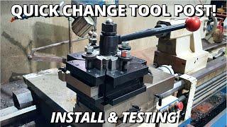 Our First Quick Change Tool Post | Install & Testing