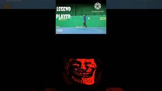 pro player  vs legend player  credit: sports lifestyleRB and aylex badminton acadmy