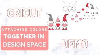 How To Attach Colors Together In Design Space