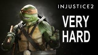 Injustice 2 - Michelangelo Battle Simulator (VERY HARD) NO MATCHES LOST