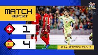 Switzerland 1-4 Spain |  Thrilling Victory for Spain | 2024-25 UEFA Nations League Highlights