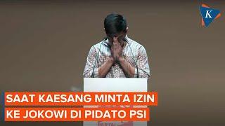 Kaesang Pidato di Kopdarnas PSI, Izin ke Jokowi untuk Menempuh Jalan Sendiri