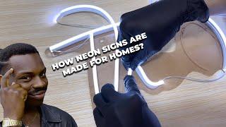 How Neon Signs Are Made for Homes? | Custom Neon Sign - Zanvis Neon | 4K