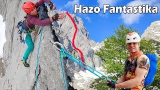 400 Meter Premium-Plattenkletterei im Wilden Kaiser! Die "Hazo Fantastika" am Sonneck