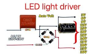 auto volt convert 220V ac to DC 3V 6V 9V 12V 15V 24V | DC led driver