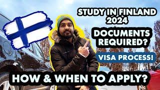 Study in Finland 2024 | When to Apply | Complete Admission & Visa Process