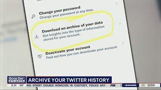 I-Team: How to archive your Twitter history