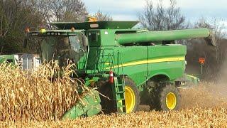 Corn Harvest 2023 | John Deere S660 Combine Harvesting Corn | Ontario, Canada