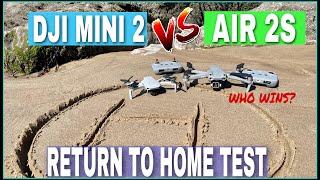 DJI MINI 2 | RETURN TO HOME TEST vs DJI AIR 2s