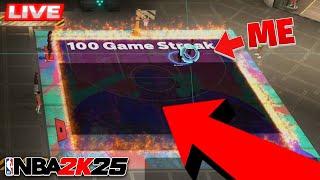 Going on a 100 GAME Win-Streak LIVE (FULL-STREAM) - Using 6'6 Iso Build + Rhythm Shooting on NBA2K25