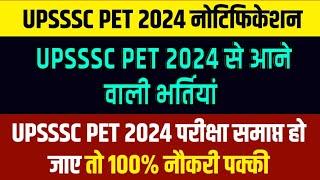UPSSSC PET 2024 NOTIFICATION | UPSSSC PET Vacancy 2024 | UPSSSC PET Exam Cancel | UPSSSC PET news