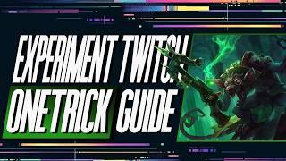 How to ONE TRICK Experiment Twitch to CLIMB RANKED | TFT SET 13 Guide Patch 13.3