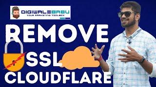  100% Solved  How To Remove Cloudflare SSL Certificate  | Remove SSL Certificate | Cloudflare