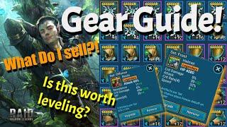 Raid: Gear Guide! - What to keep and sell!