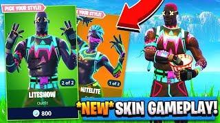 NEW LITESHOW SKIN! *BEFORE YOU BUY* (Fortnite Battle Royale)