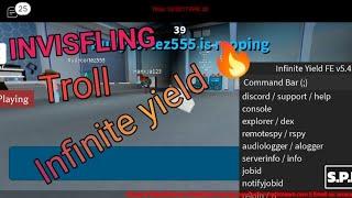 invisfling fling trolling | Infinite yield (ROBLOX)