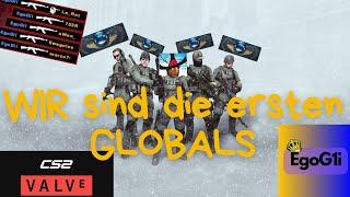 Wir sind die ersten GLOBALS in CS2 (FACEIT LVL 10 Experience)