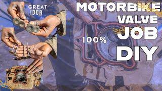 BEST DIY ON CG MOTORBIKE VAALVE JOB AND EASY INSTALLATION