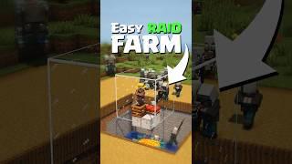 Minecraft Tutorial | Raid Farm!  ( Java 1.21 ) #shorts #minecraft